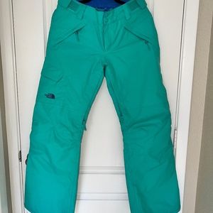 The North Face Teal Ski/Snowboard Pants - Small
